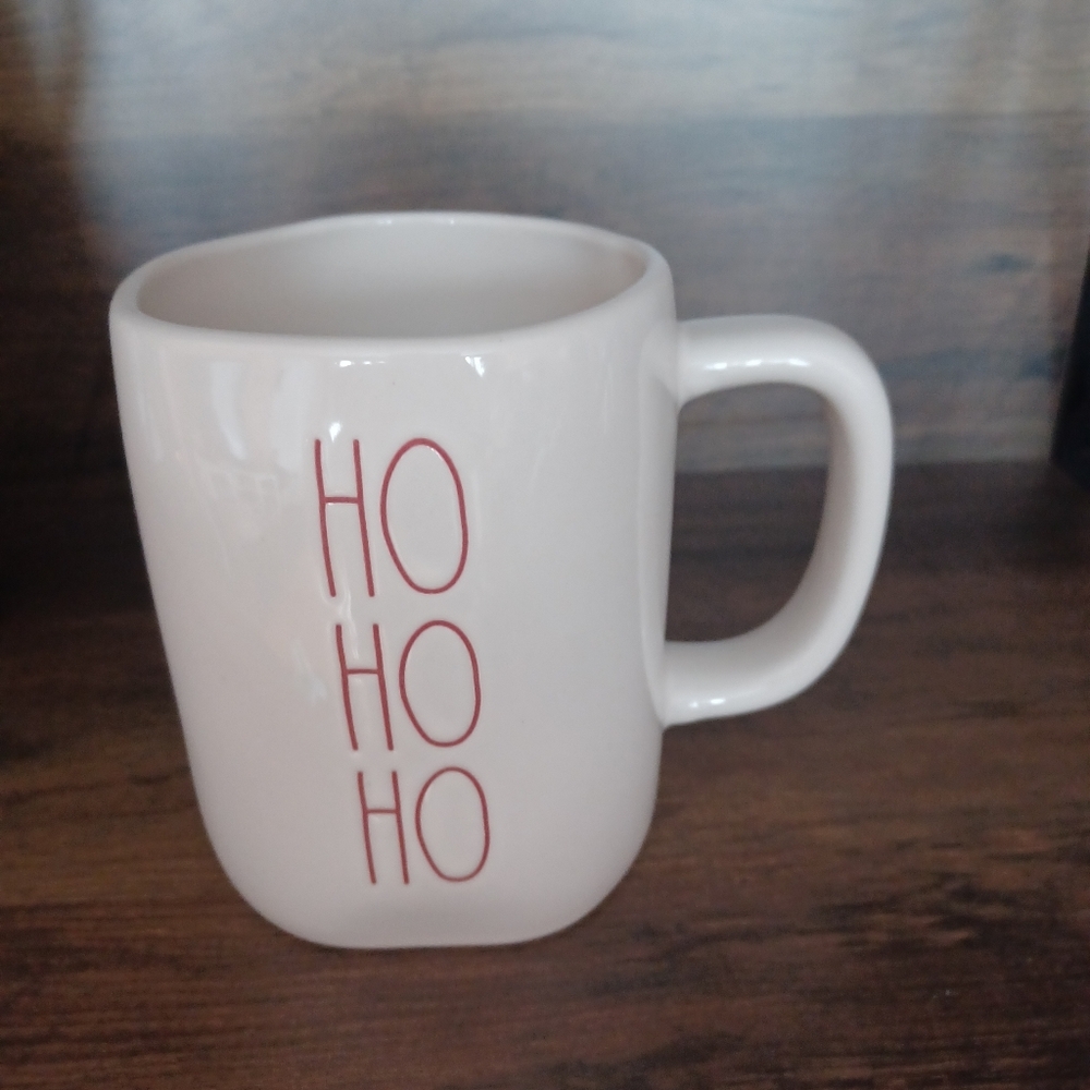 Rae Dunn HO HO HO Christmas Holiday Festive Gift Coffee Mug Cup